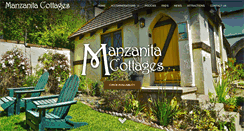 Desktop Screenshot of manzanitacottages.com